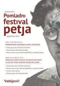 Pomladni festival petja